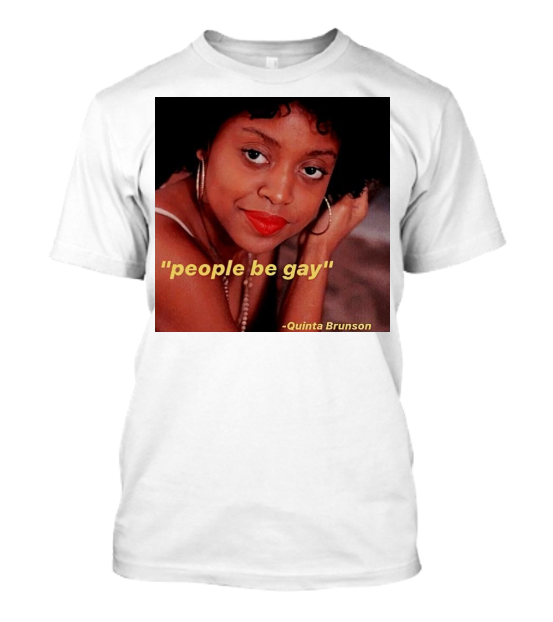 Quinta Brunson 'People Be Gay' Photo T-Shirt