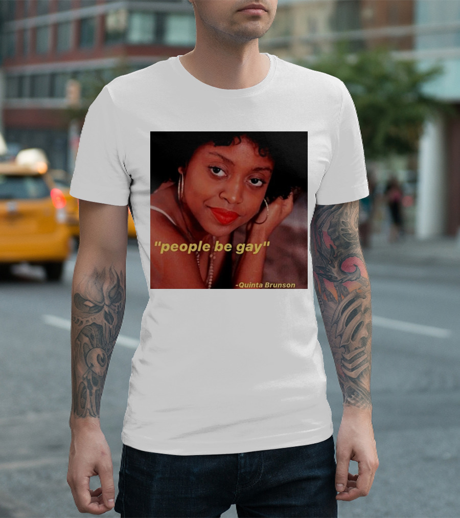 Quinta Brunson 'People Be Gay' Photo T-Shirt
