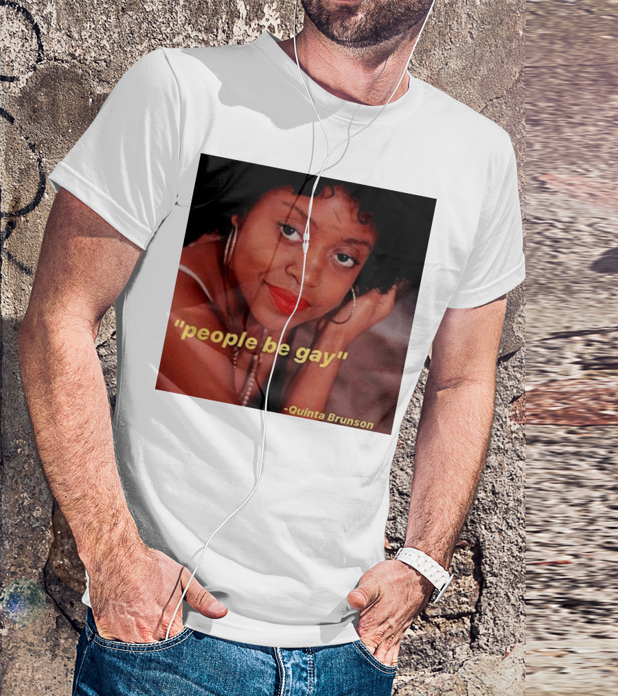 Quinta Brunson 'People Be Gay' Photo T-Shirt