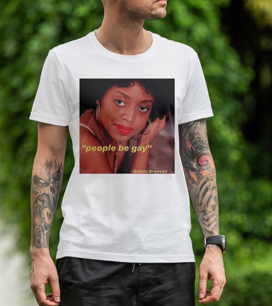 Quinta Brunson 'People Be Gay' Photo T-Shirt