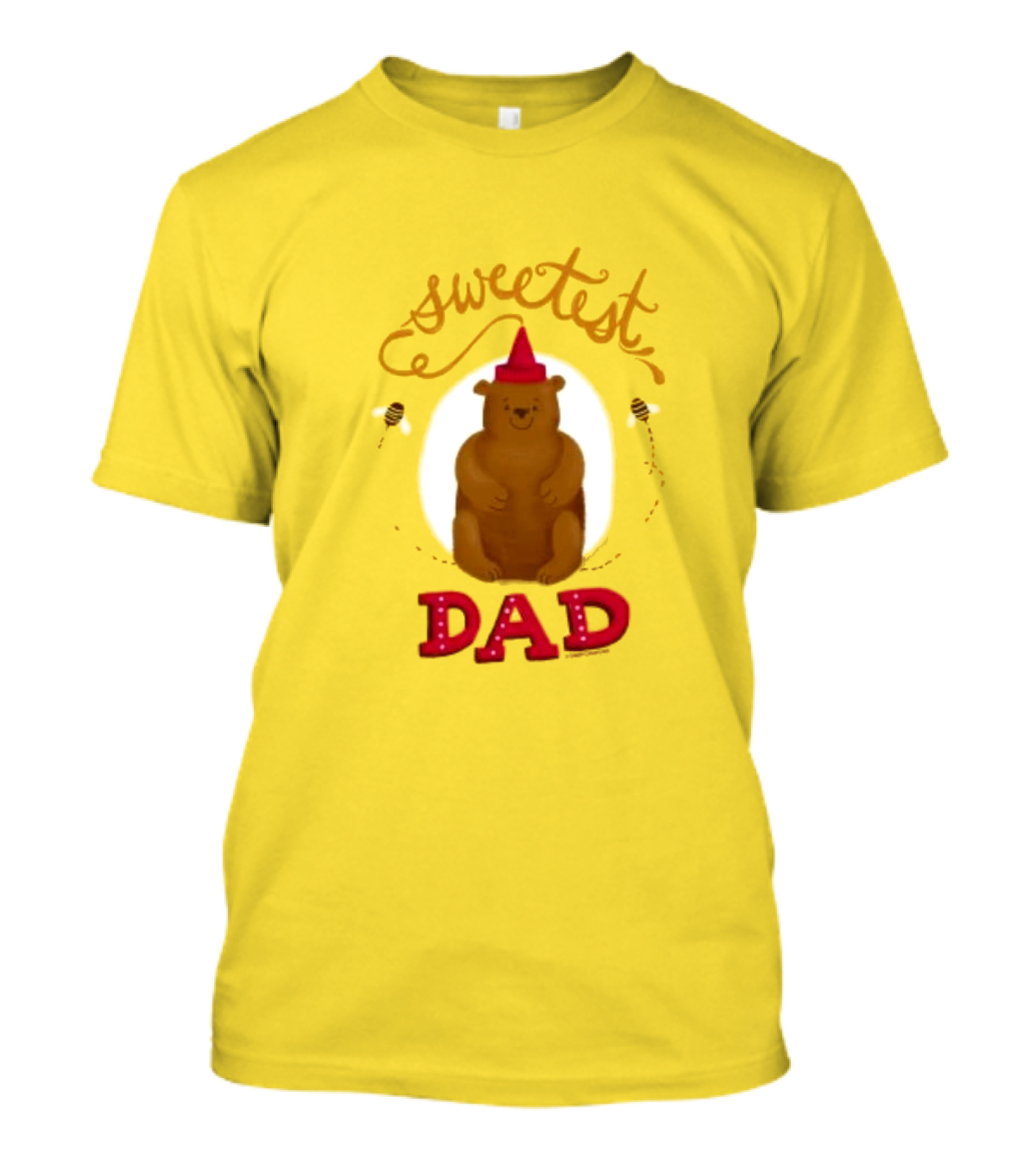 Sweetest Dad Bear Fathers Day T-Shirt