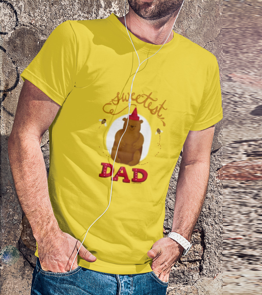 Sweetest Dad Bear Fathers Day T-Shirt