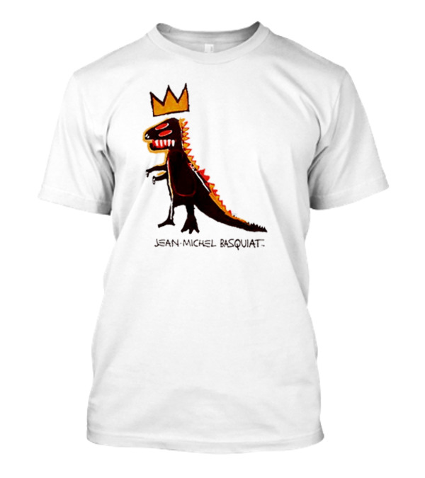 Jean Michel Basquiat Dinosaur Crown Iconic T-Shirt