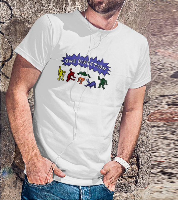 One Direction Dancing Figures Haring T-Shirt