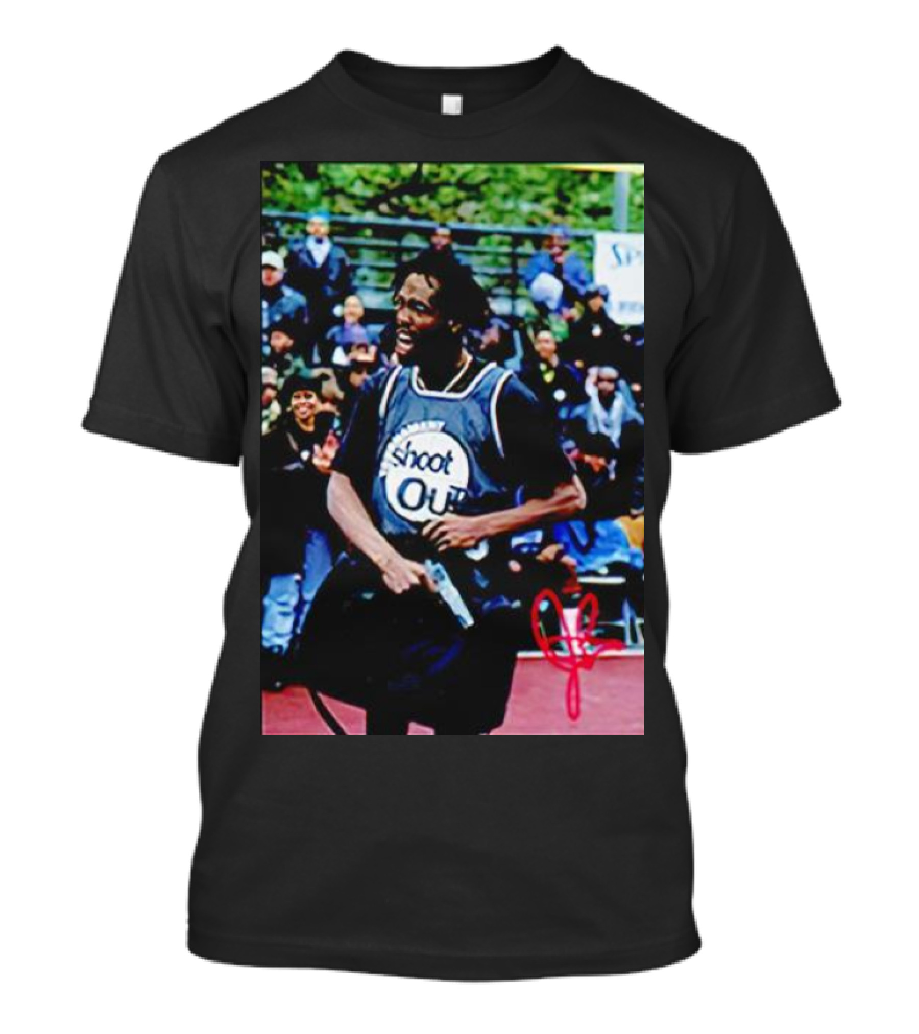 Patrick Beverley Shoot Out Signature Basketball Moment T-Shirt