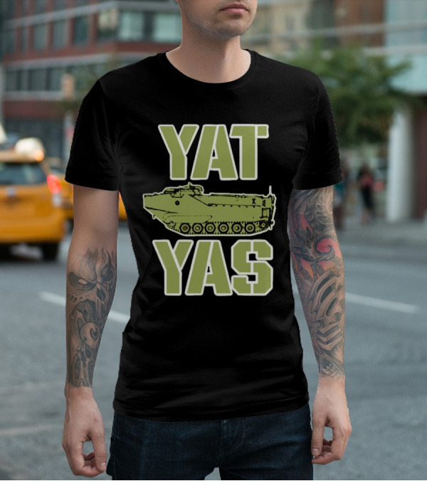 YAT YAS Amphibious Assault Vehicle Text T-Shirt