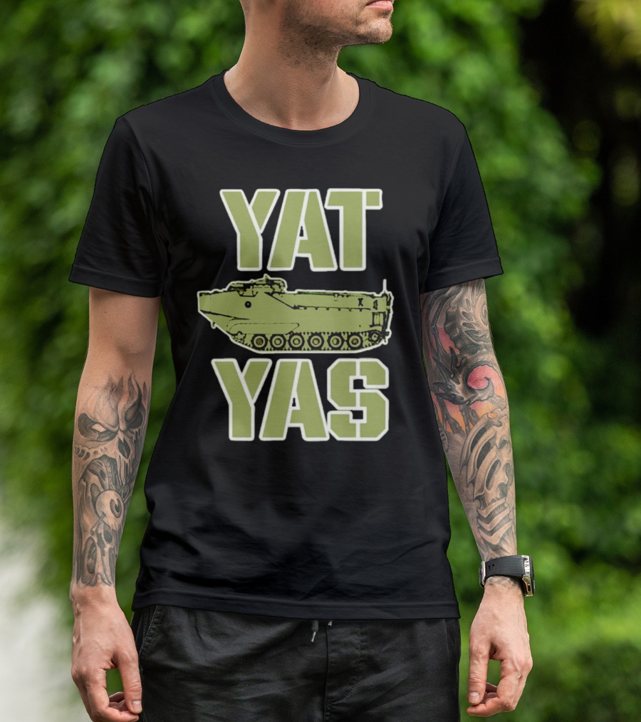 YAT YAS Amphibious Assault Vehicle Text T-Shirt