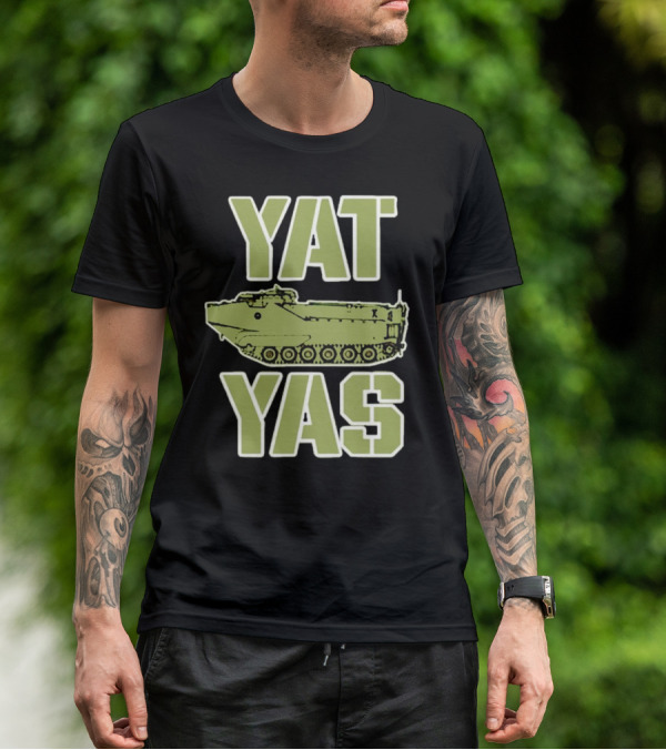 YAT YAS Amphibious Assault Vehicle Text T-Shirt