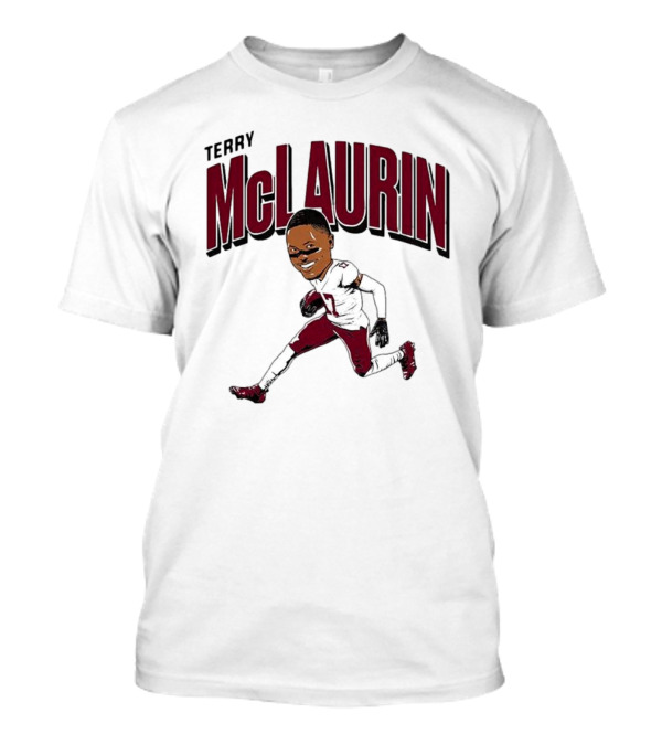 Terry McLaurin 17 Football Player Caricature T-Shirt
