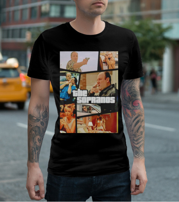 The Sopranos Crime Drama Montage T-Shirt