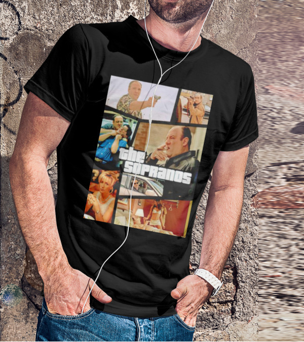 The Sopranos Crime Drama Montage T-Shirt