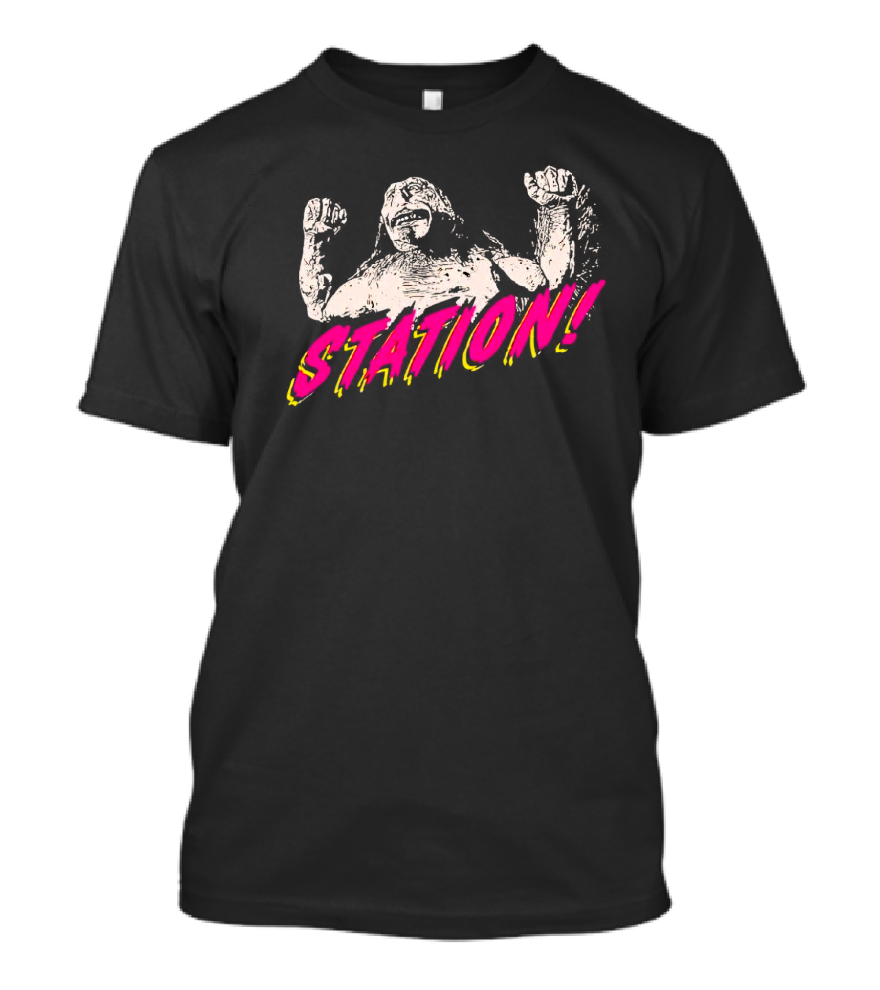 Station Bill And Ted's Bogus Journey Retro Monster T-Shirt