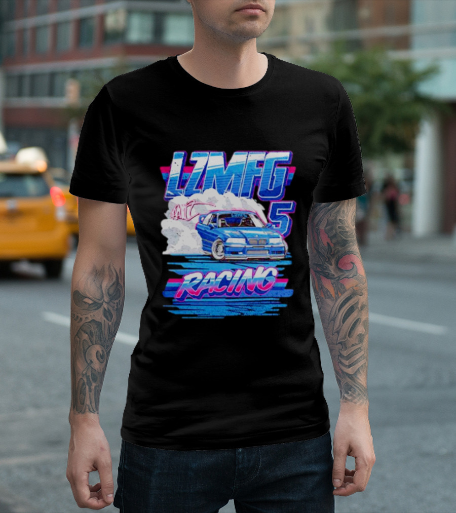LZMFG R34 Racing 5 Car Drift T-Shirt