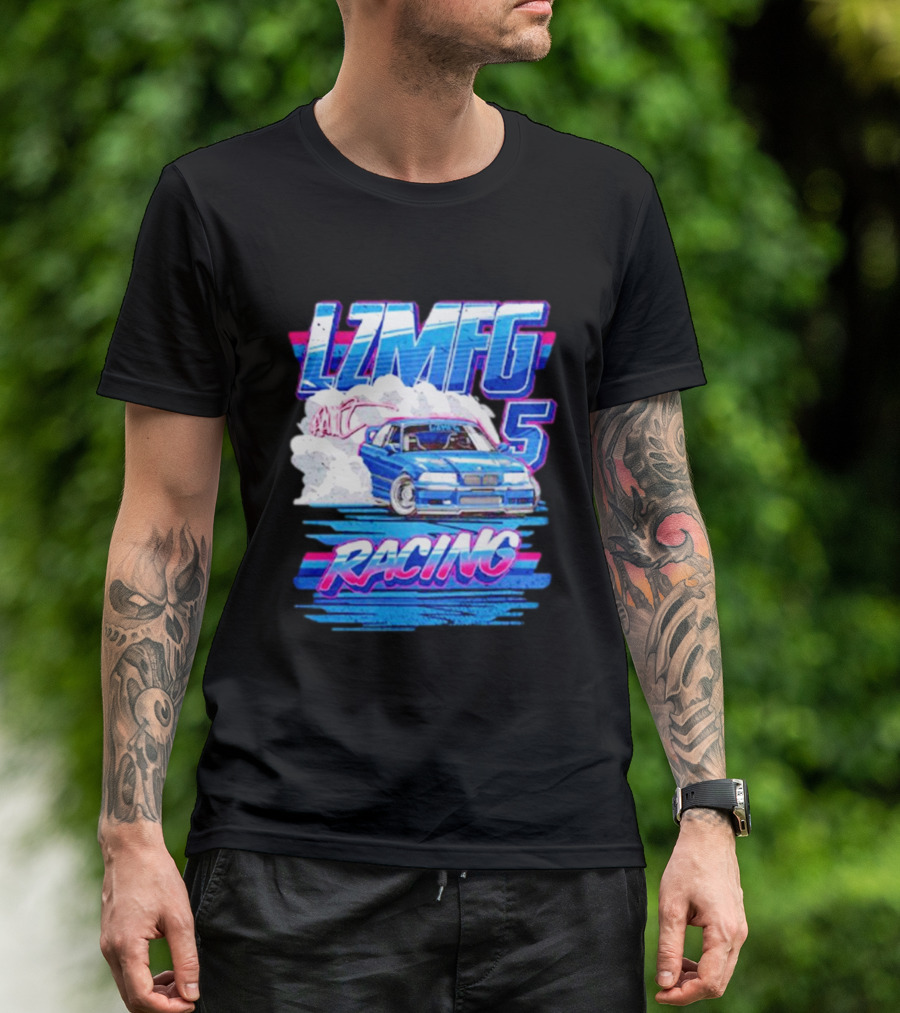 LZMFG R34 Racing 5 Car Drift T-Shirt