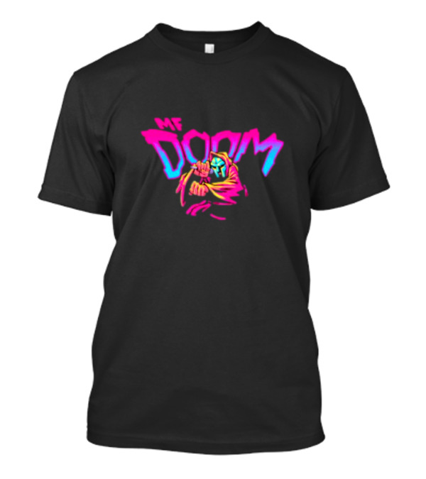 MF Doom Neon Hoodie Mic Iconic Mask T-Shirt