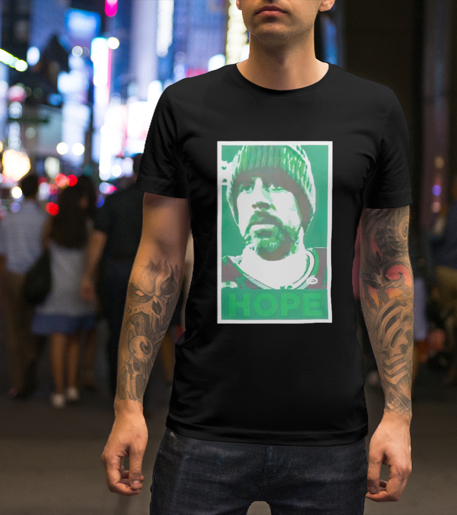 New York Jets Aaron Rodgers Hope Fan T-Shirt
