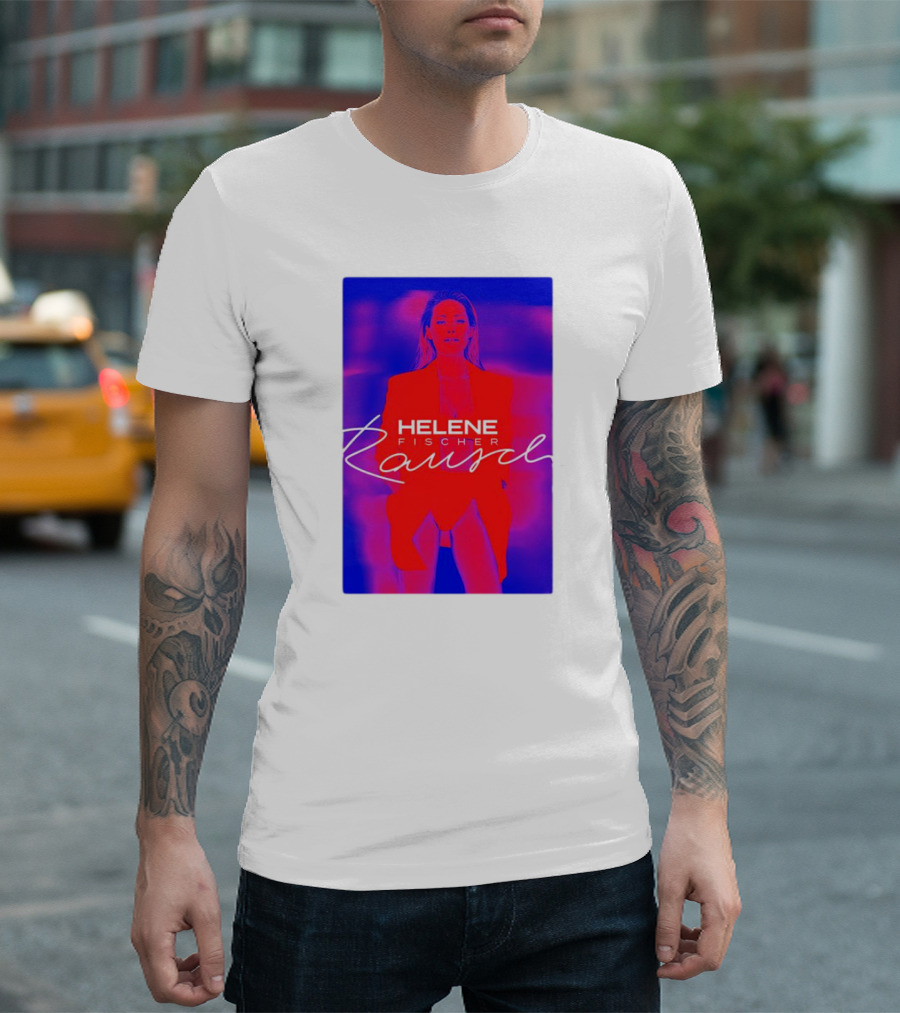 Helene Fischer Rausch Neon Style Bold Visuals T-Shirt