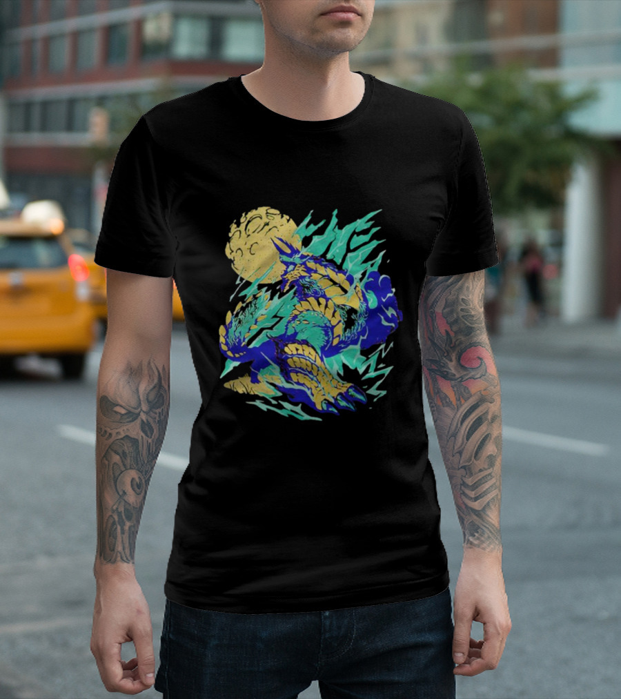 Monster Hunter Zinogre Moonlight Battle Serpent T-Shirt