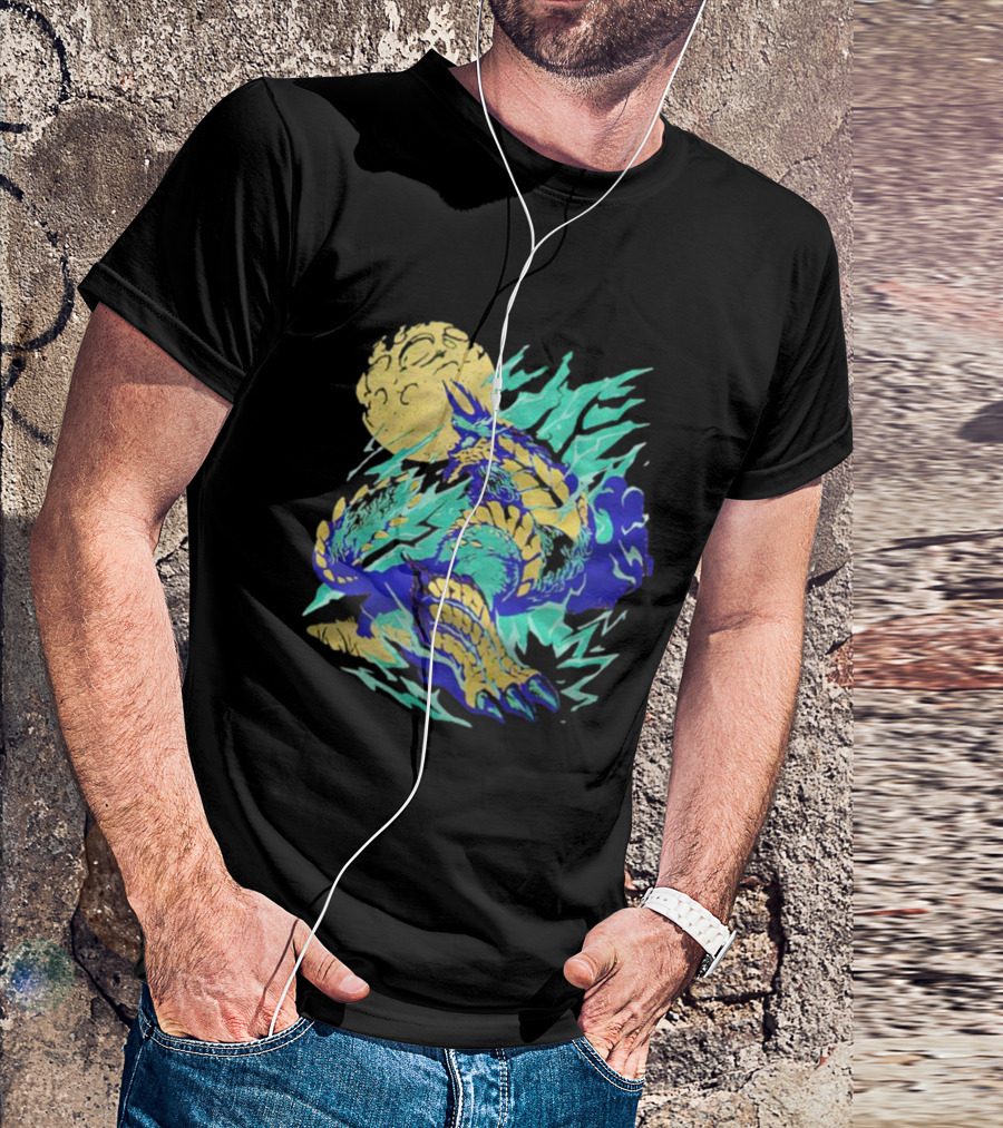 Monster Hunter Zinogre Moonlight Battle Serpent T-Shirt