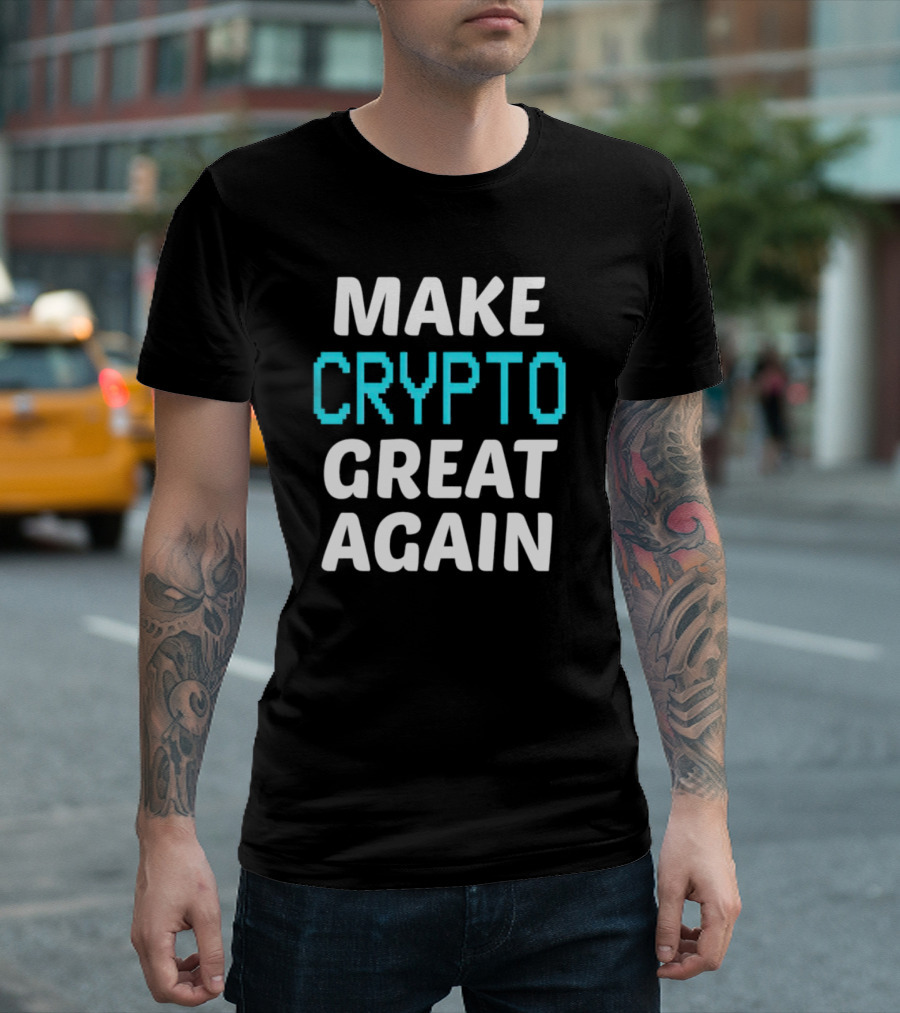 MAKE CRYPTO GREAT AGAIN Retro Pixel T-Shirt