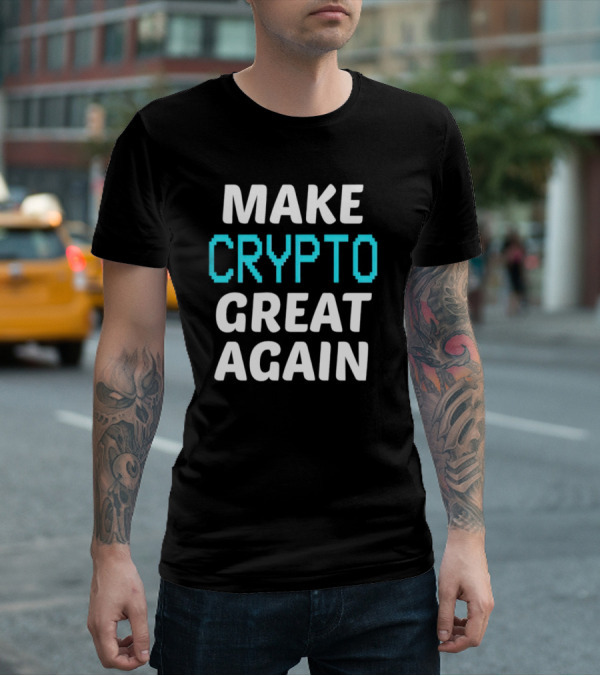 MAKE CRYPTO GREAT AGAIN Retro Pixel T-Shirt
