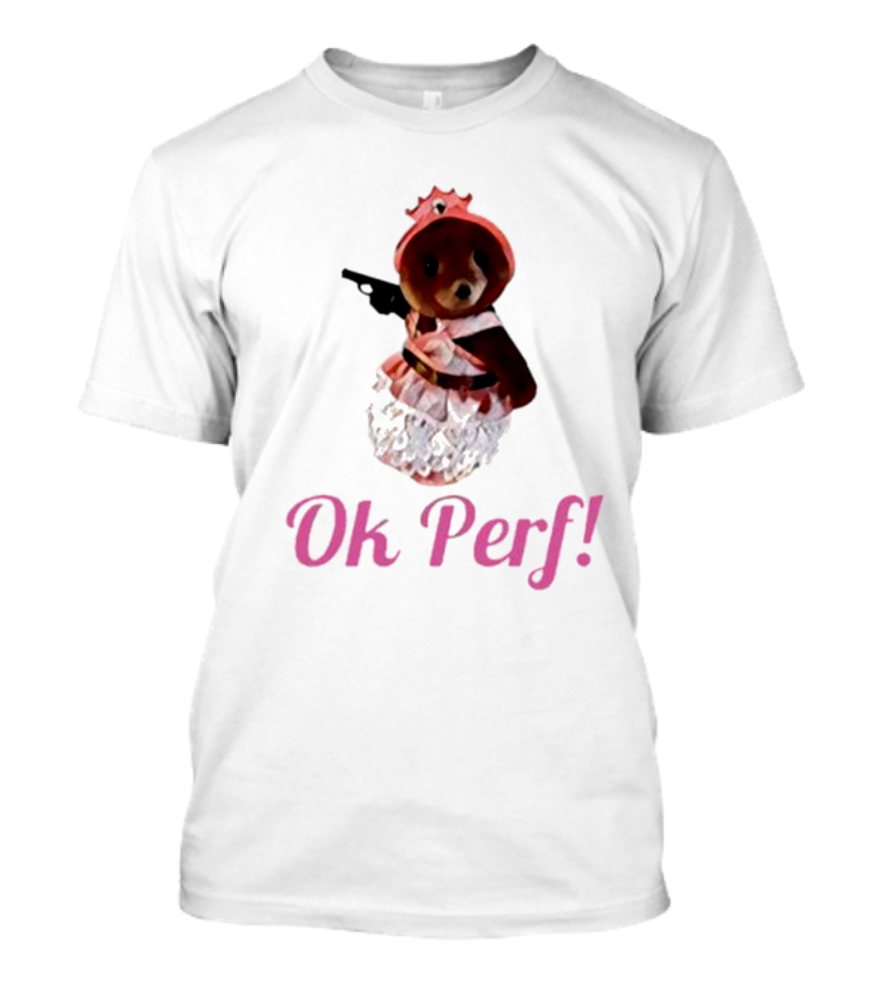 Sylvanian Drama Ok Perf Gun-Wielding Bear In Dress T-Shirt