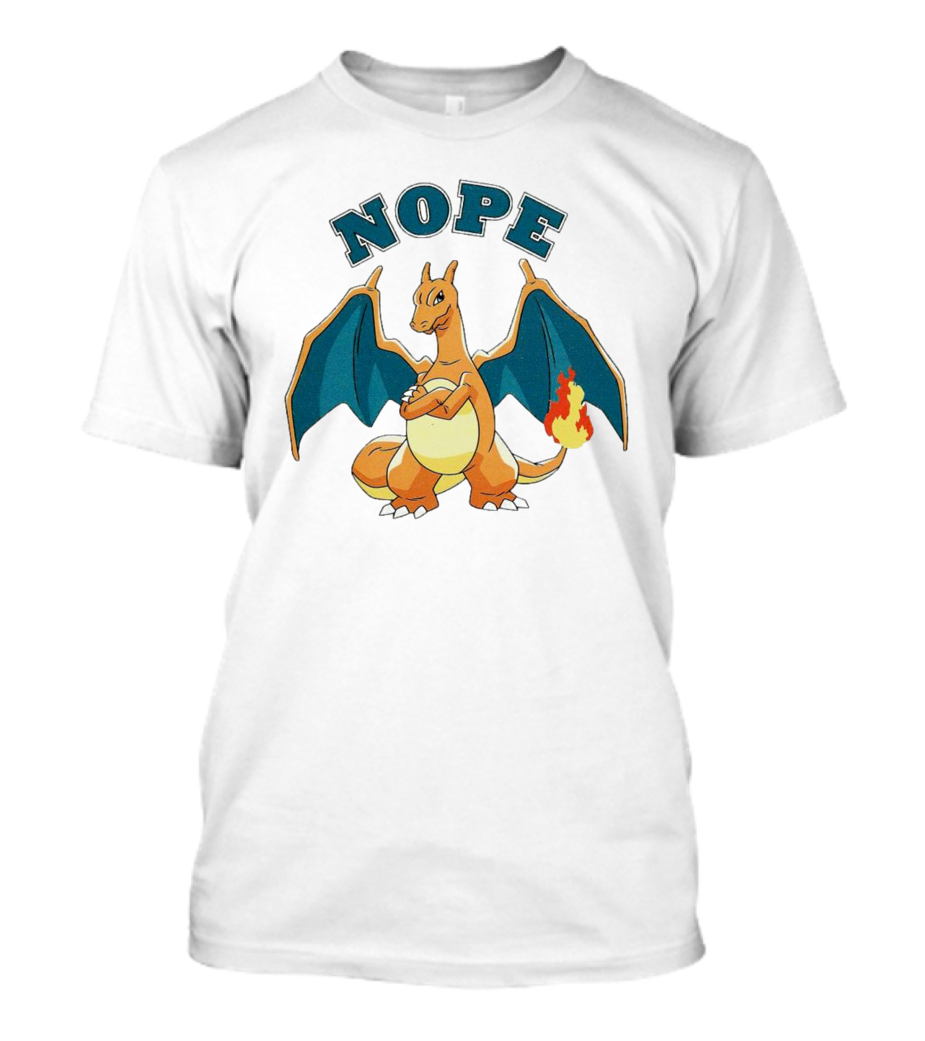 Nope Charizard Pokemon Fan T-Shirt