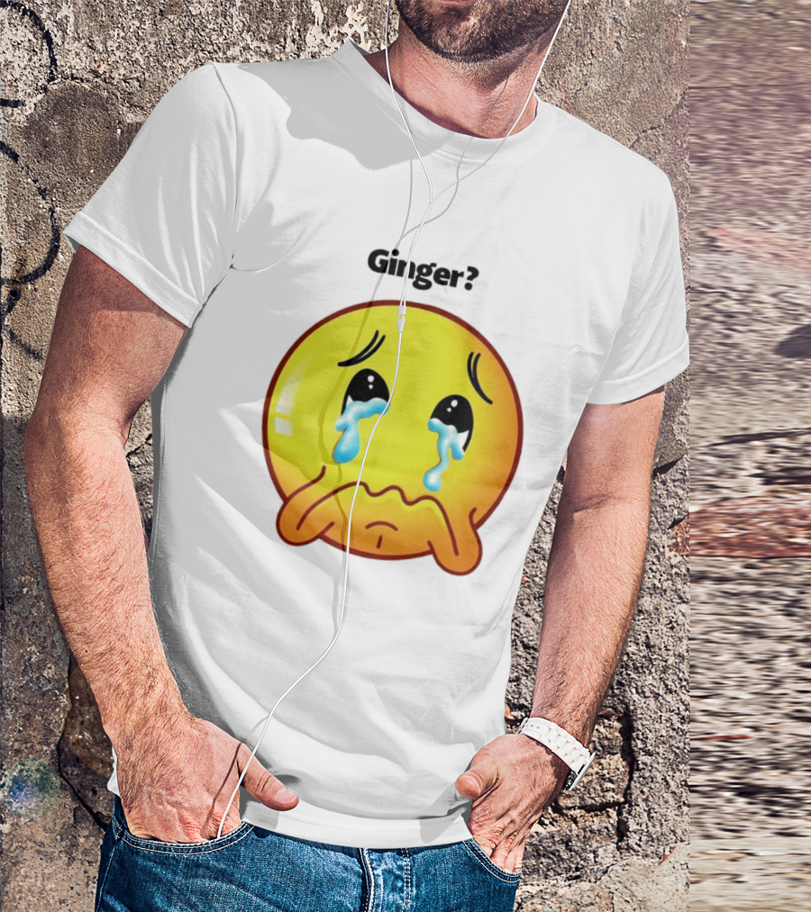 Ginger? Crying Emoji Face T-Shirt