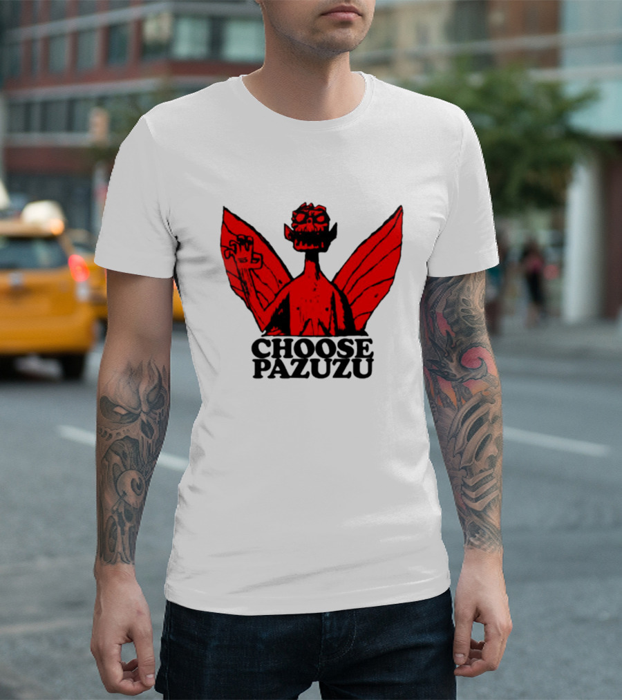 Choose Pazuzu Gorillaz Demon Wings T-Shirt