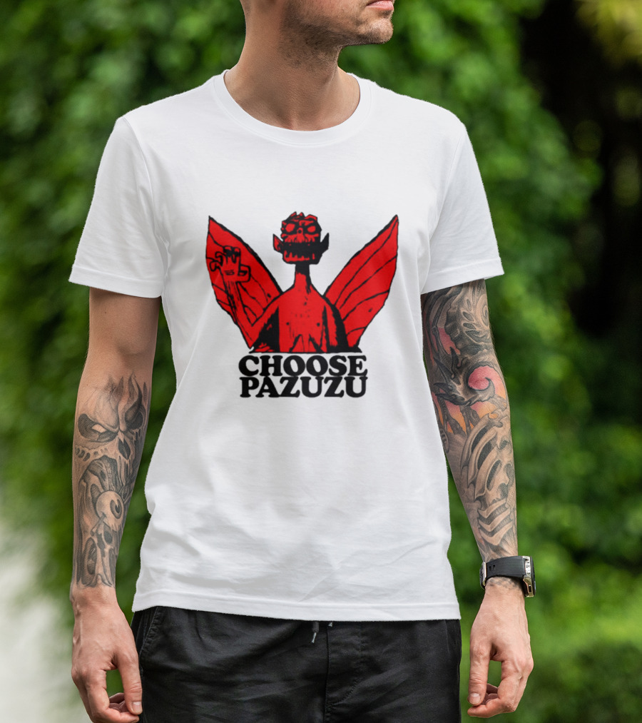 Choose Pazuzu Gorillaz Demon Wings T-Shirt
