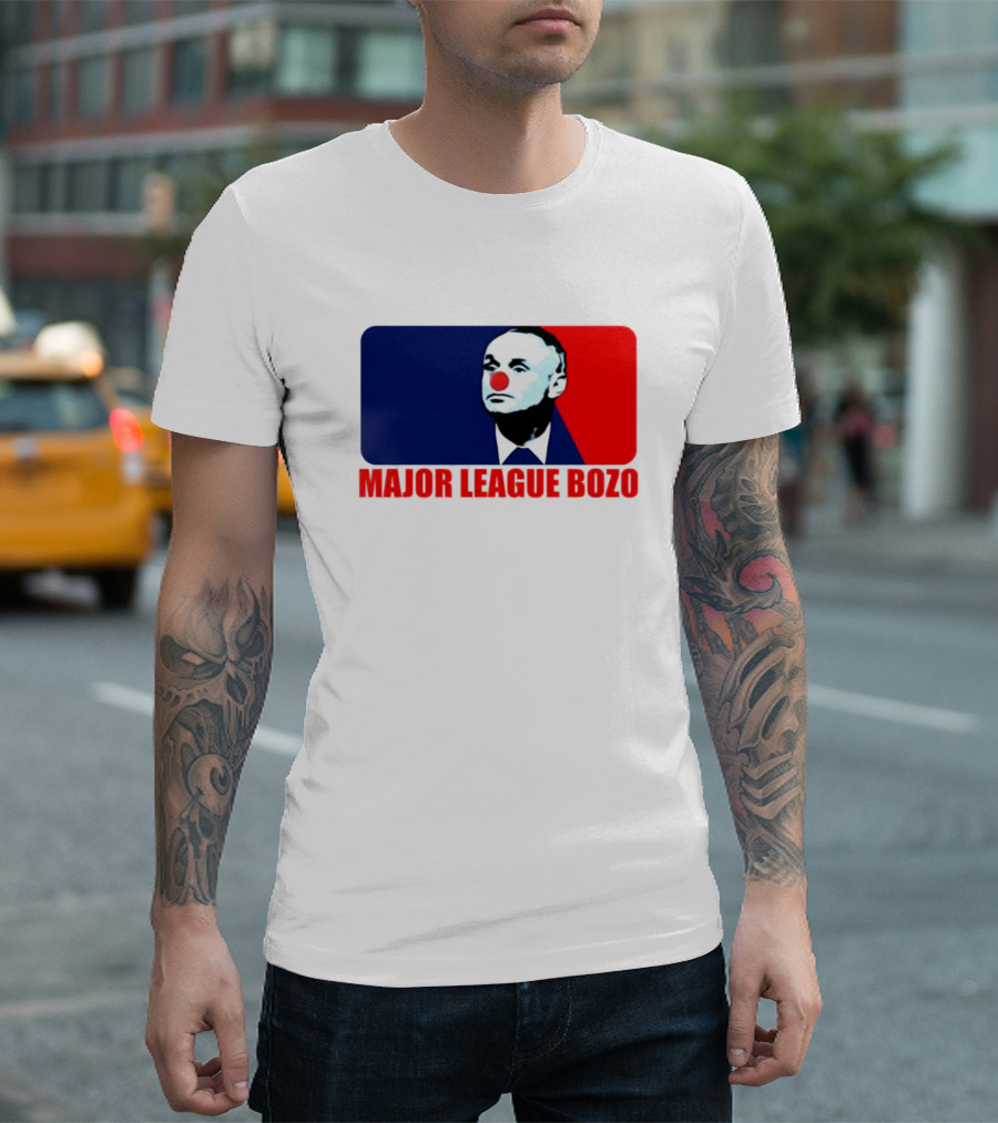 Major League Bozo Red Nose Clown T-Shirt