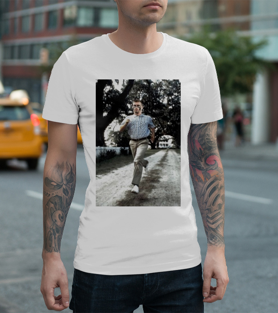 Run Hubbard Run Iconic Running Scene T-Shirt