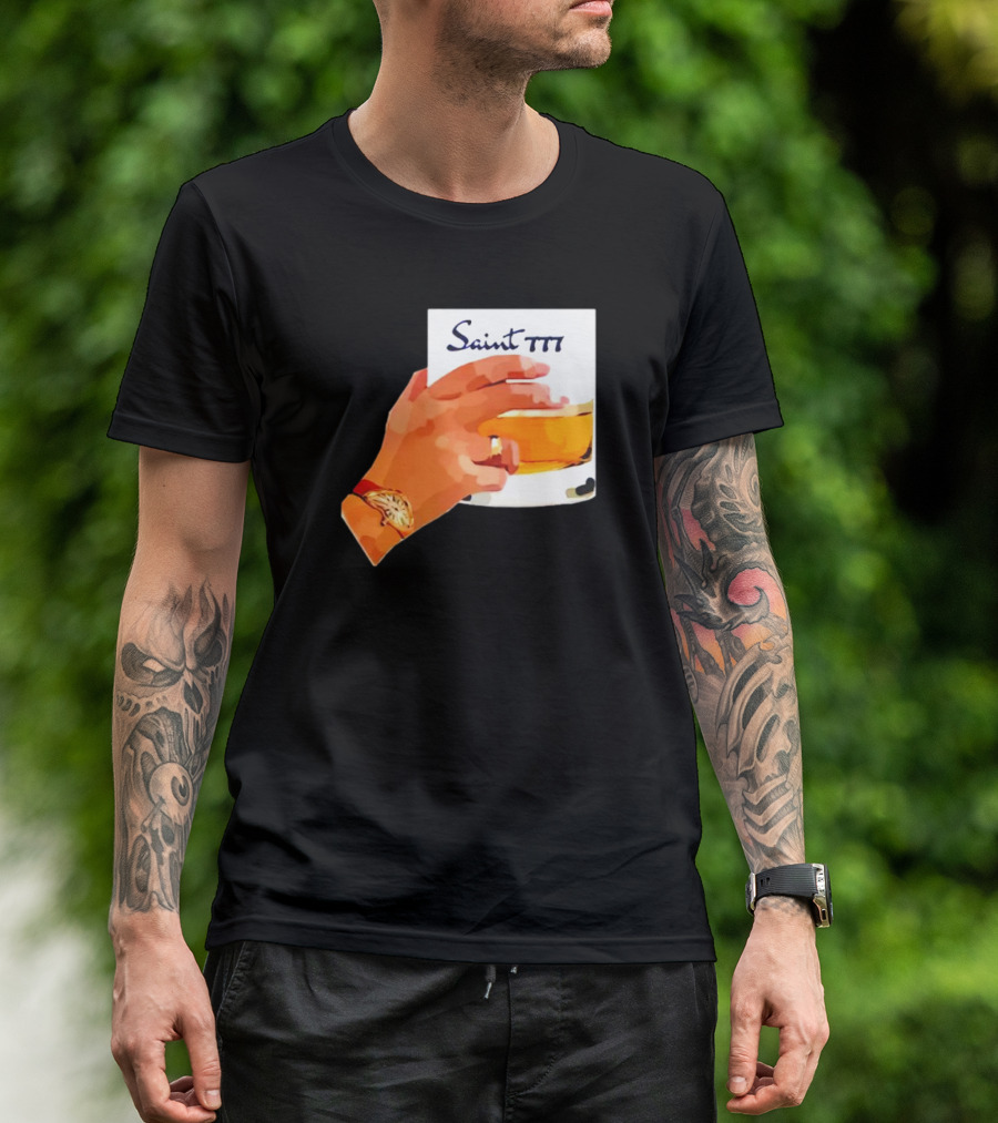 Saint 777 Whiskey Hand Watch T-Shirt