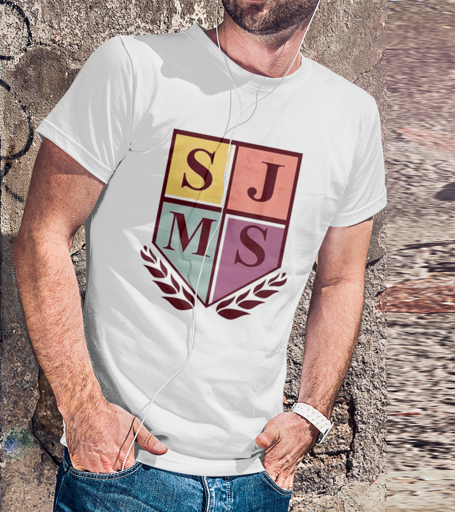SJMS Shield Emblem Amphibious Crest Metal T-Shirt
