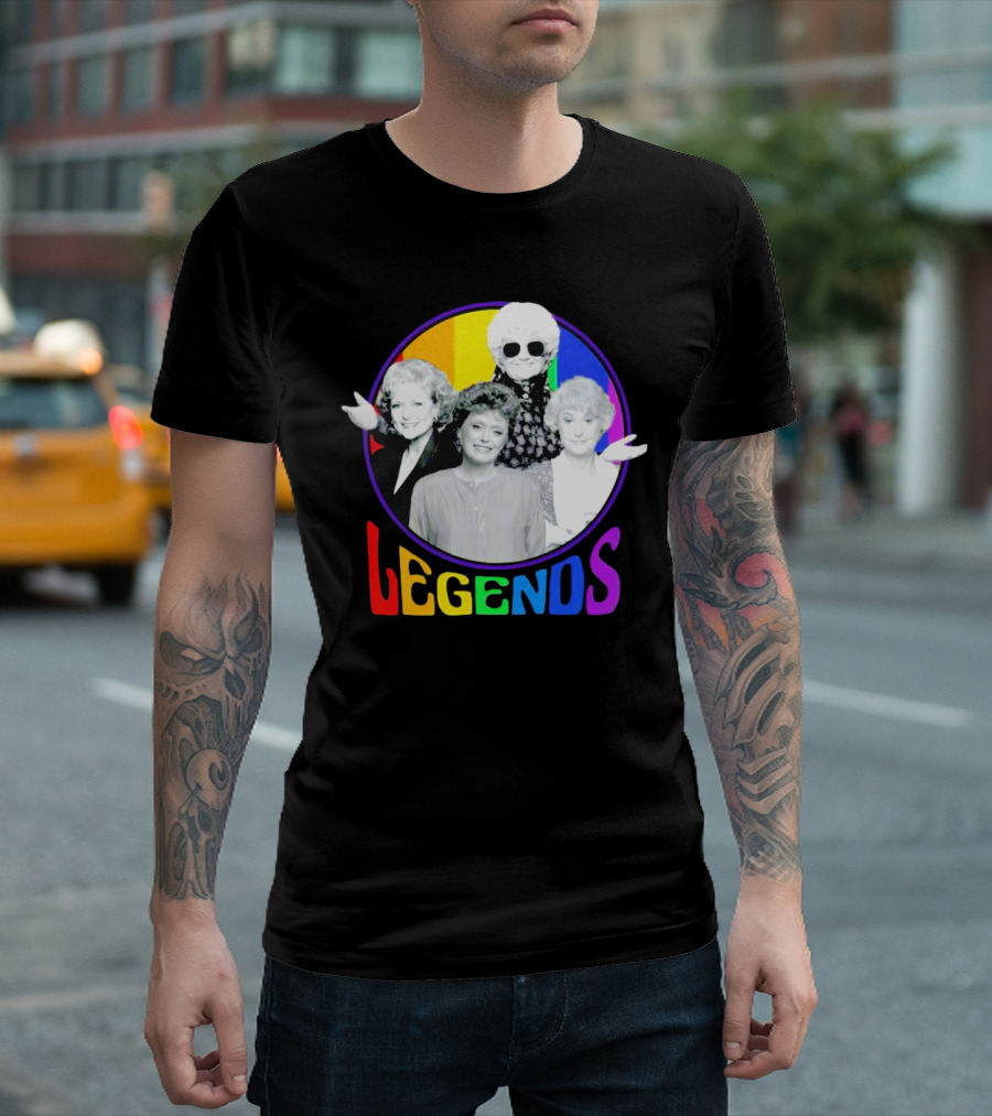 Golden Girls Legends Rainbow Pride T-Shirt