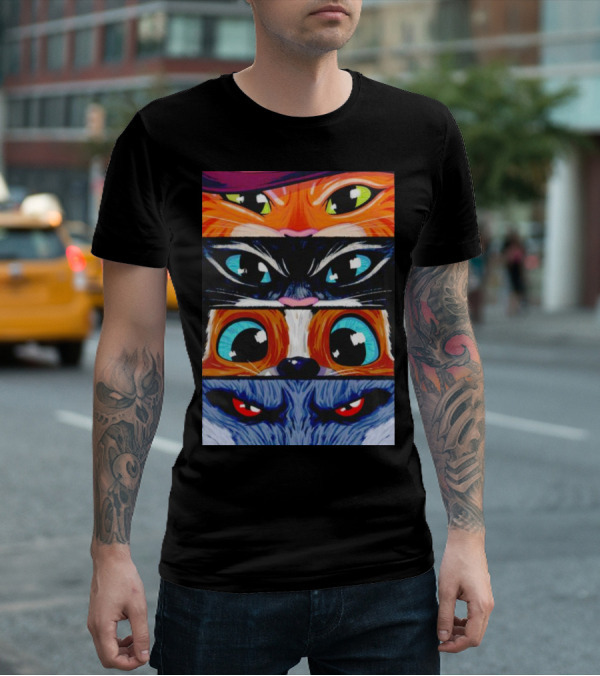 Puss In Boots Eye Expressions Collection T-Shirt
