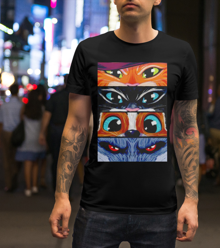 Puss In Boots Eye Expressions Collection T-Shirt