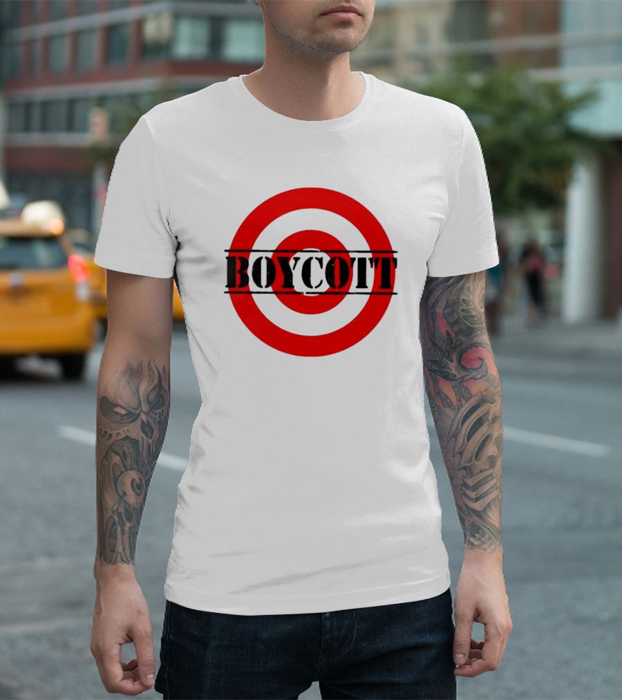 Boycott Target Sucks Red Bullseye T-Shirt