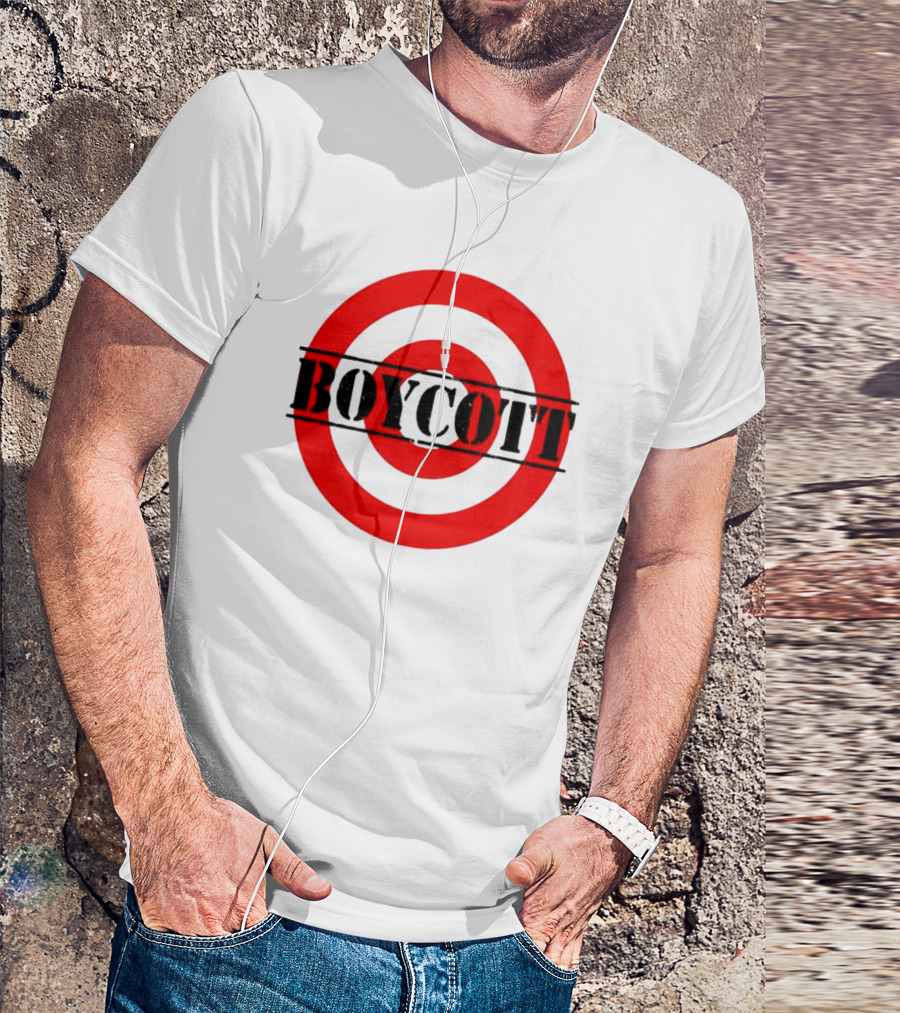 Boycott Target Sucks Red Bullseye T-Shirt