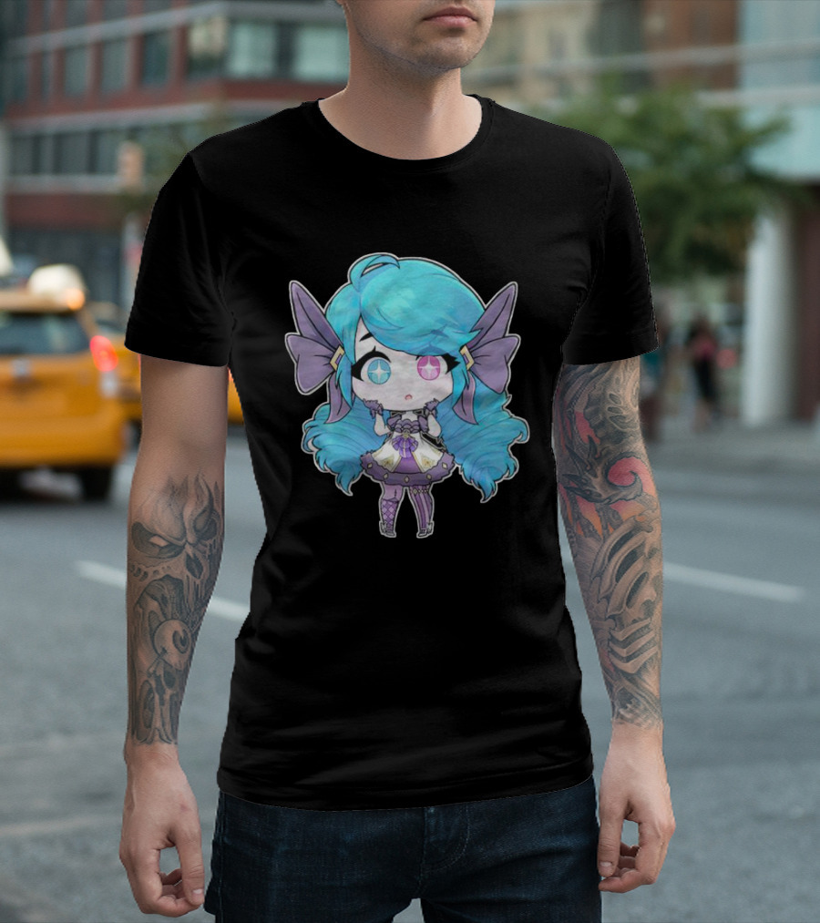 Cute Gwen Chibi LOL Character T-Shirt