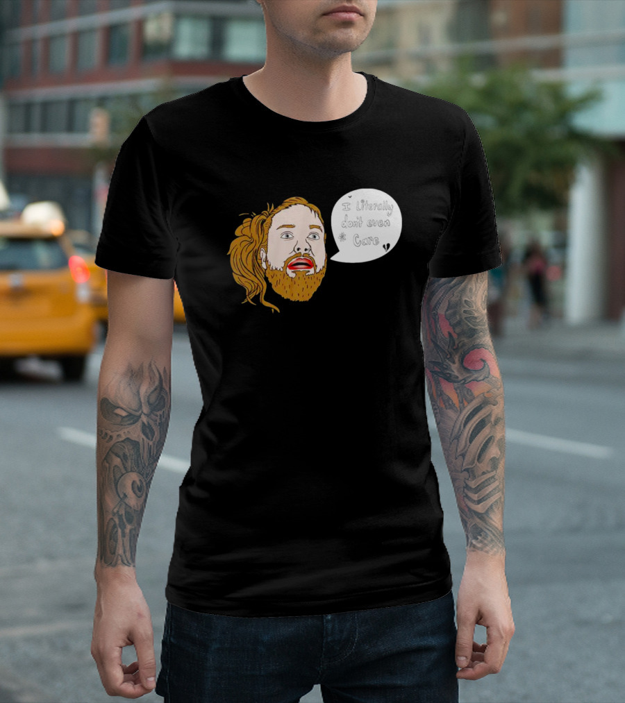 I Literally Don’t Even Care Comic T-Shirt