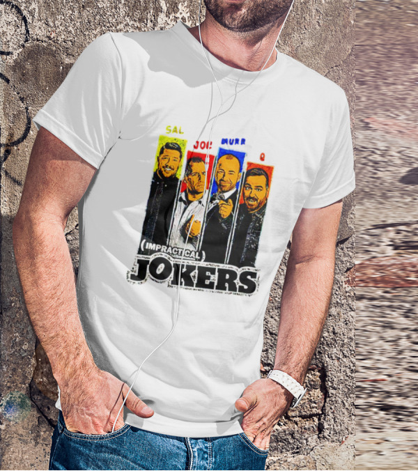 Impractical Jokers Sal Joe Murr Q Portraits T-Shirt