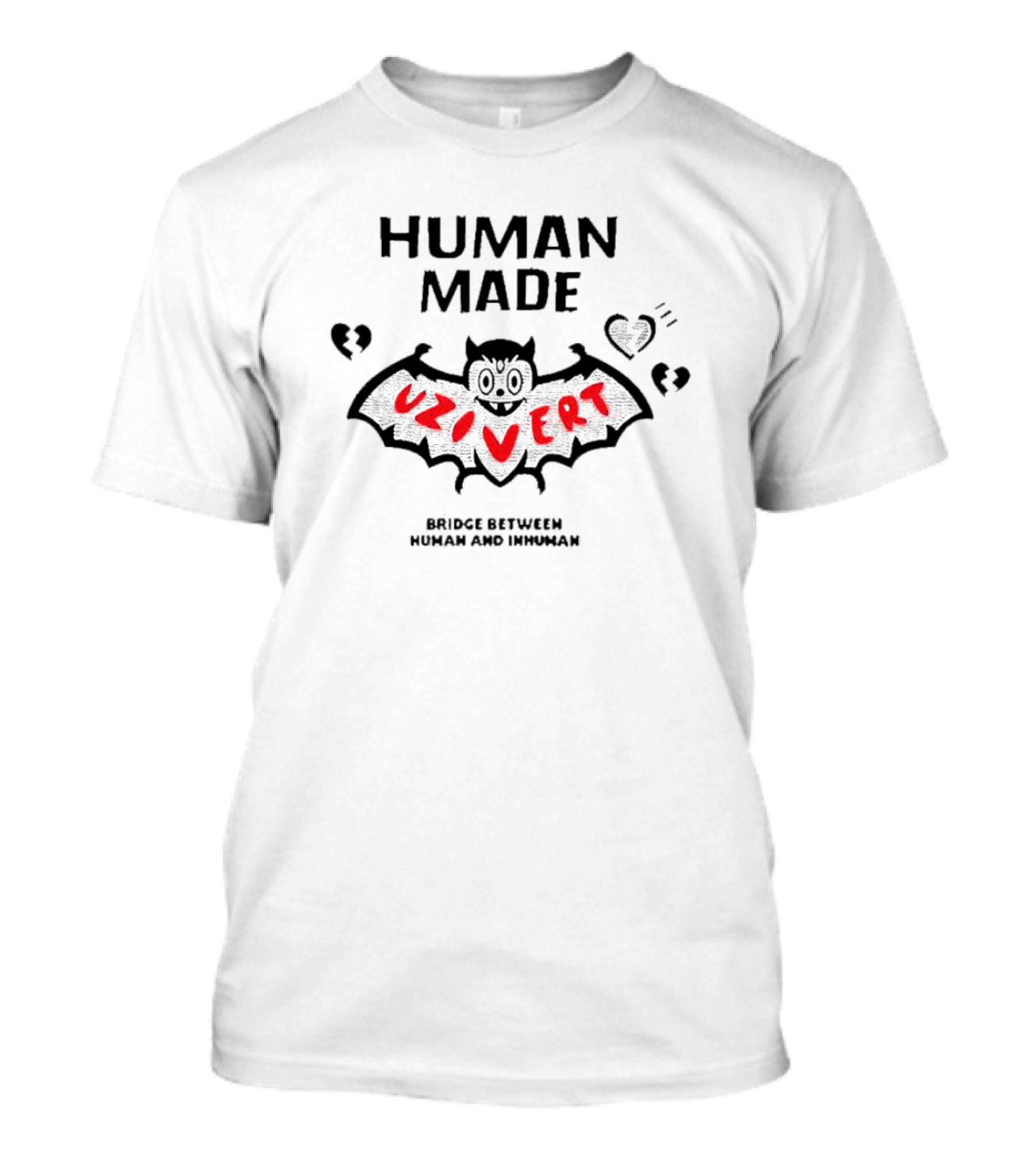 Human Made Uzi Vert Bridge Between Human And Inhuman T-Shirt
