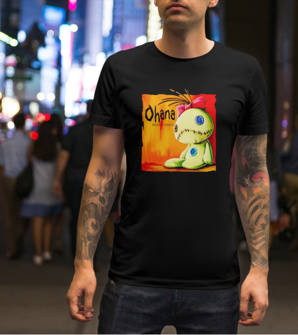 Ohana Means Family Scrump Stitch Doll T-Shirt