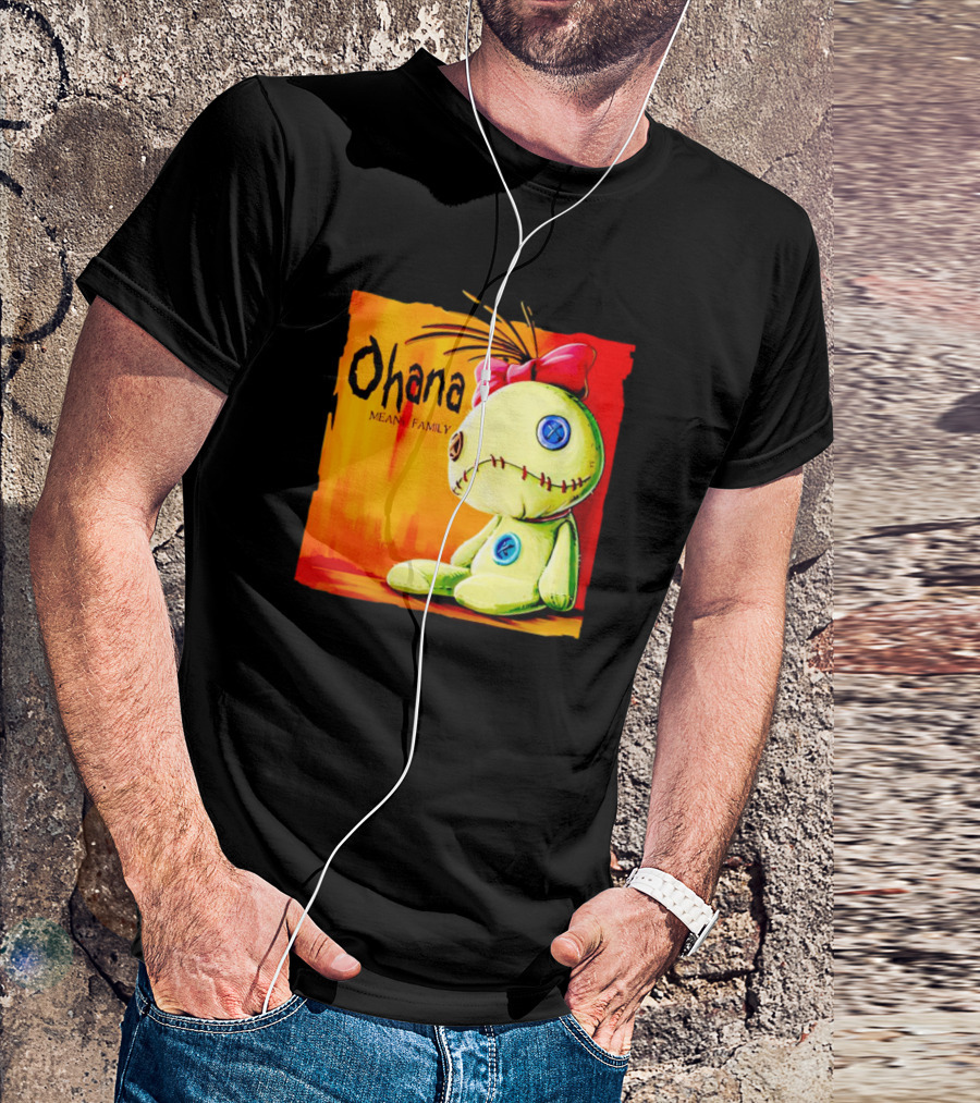 Ohana Means Family Scrump Stitch Doll T-Shirt