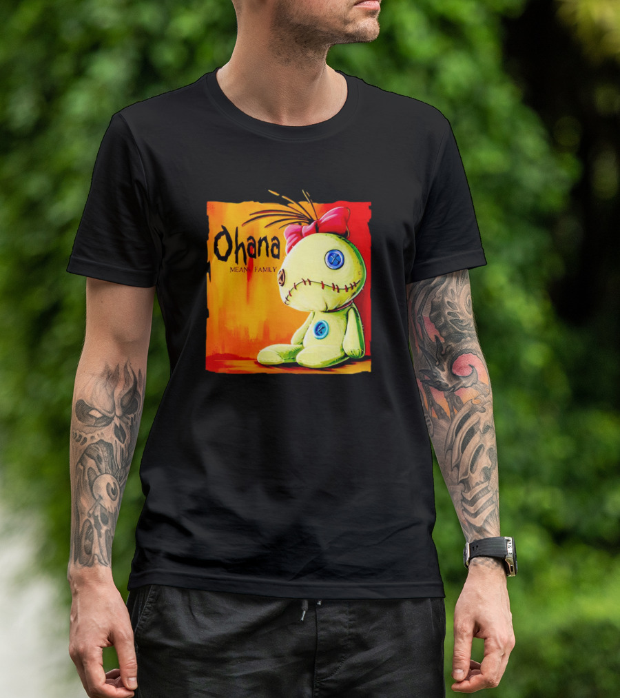 Ohana Means Family Scrump Stitch Doll T-Shirt
