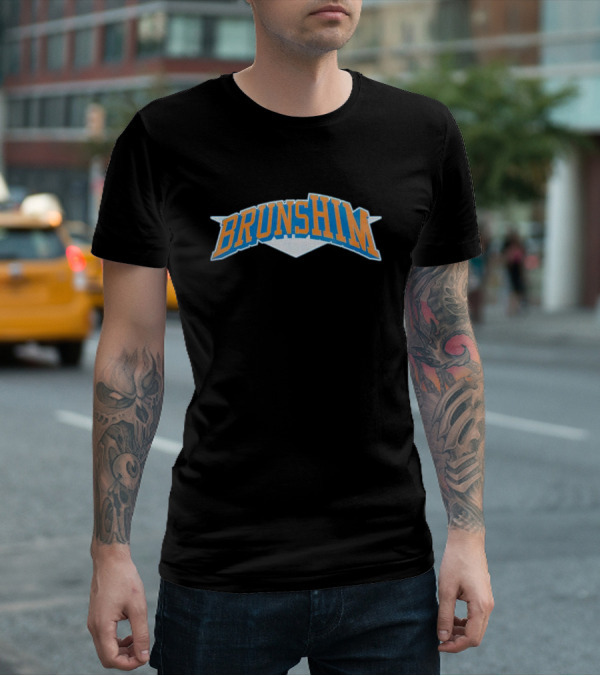 BRUNSHIM New York Knicks Basketball T-Shirt