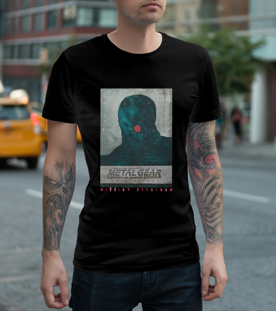 Metal Gear Solid Tactical Espionage Action VR Missions Mission Extended T-Shirt
