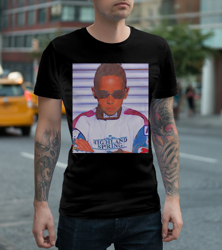 Highland Spring Racing Suit Young Lewis Hamilton T-Shirt