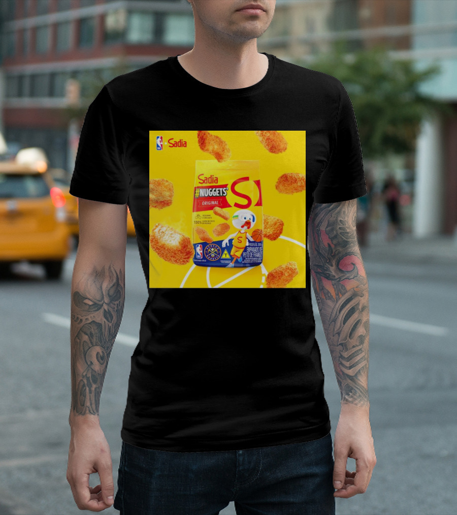 Sadia #Nuggets Original NBA Embalado Peito De Frango T-Shirt